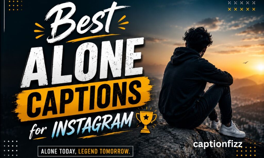 Best Alone Captions for Instagram 🏆
