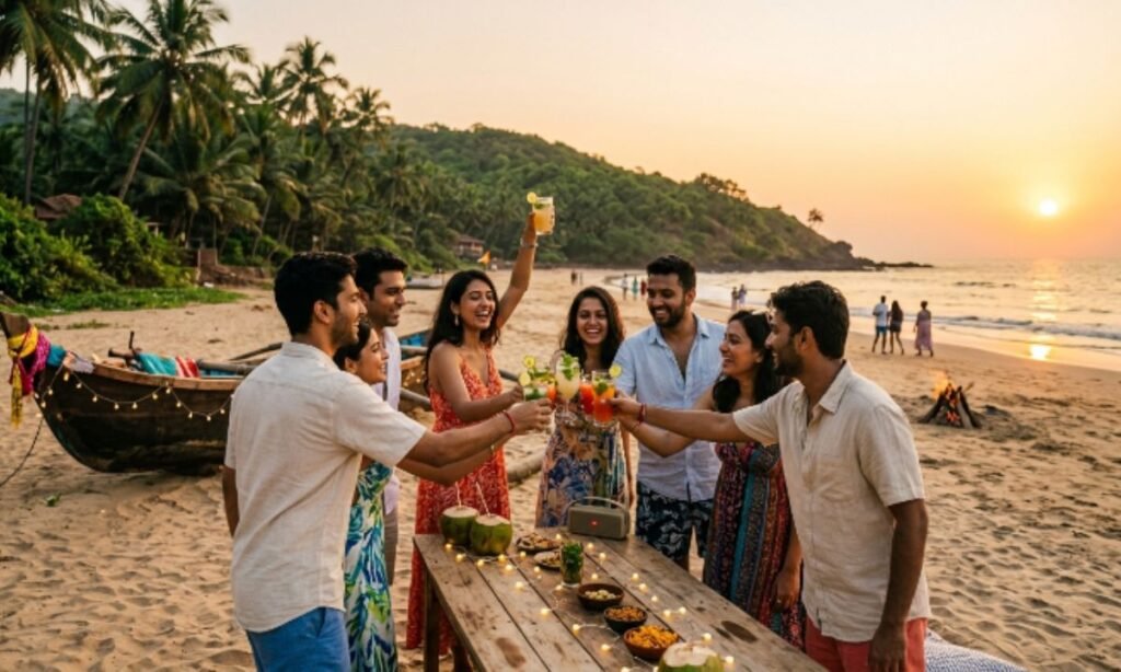 Kokan Beach Party Captions