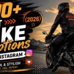 300+ Best Bike Captions for Instagram (2026) Cool & Stylish