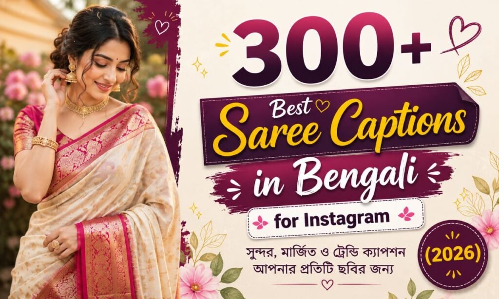 300+ Best Saree Captions in Bengali for Instagram (2026)