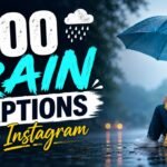 300 Rain Captions for Instagram