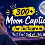 300+Moon Captions for Instagram That Feel Out of This World 