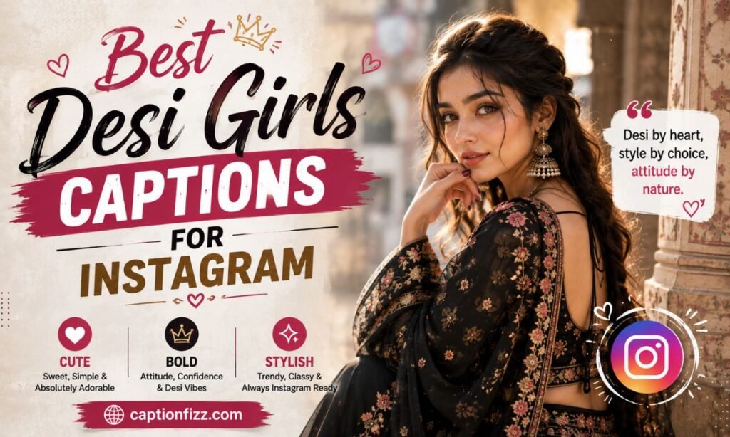Best Desi Girls Captions for Instagram 