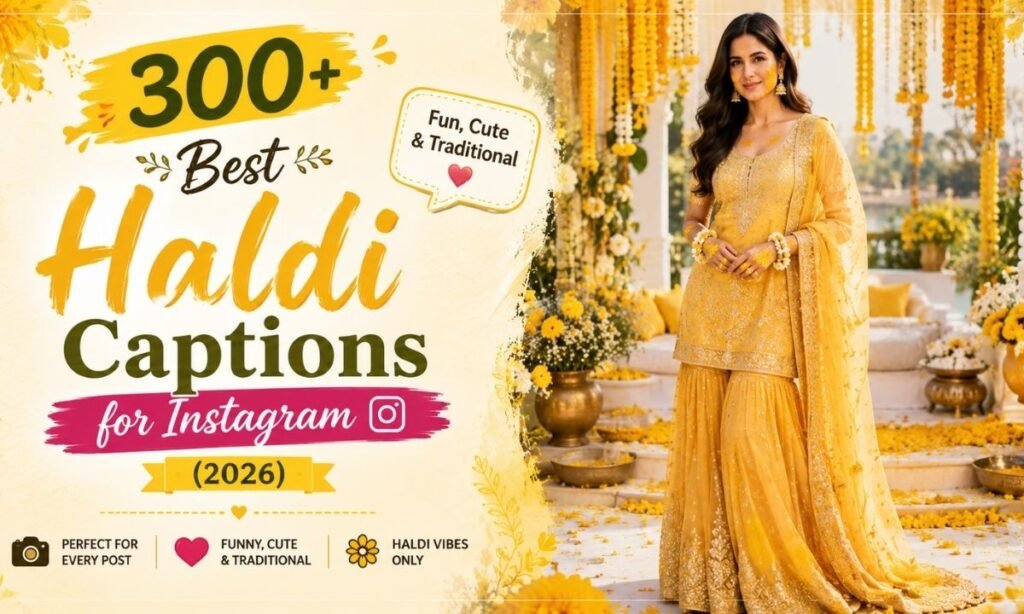 Bride Haldi Captions for Instagram 