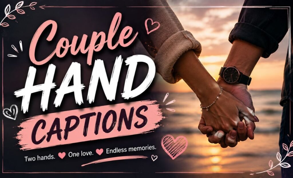 Couple Hand Captions for Instagram