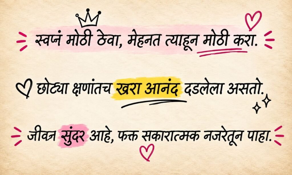 Creative Marathi Caption for Your Daily Life