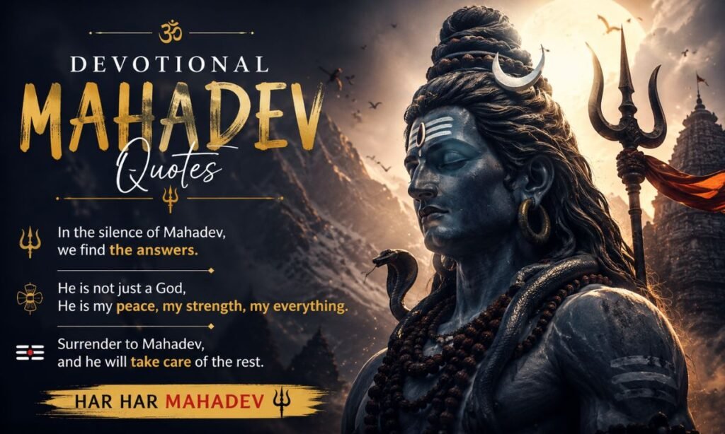 Devotional Mahadev Quotes