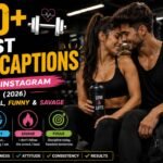 Gym Captions for Instagram 300+ Motivational, Funny & Savage Lines for 2026