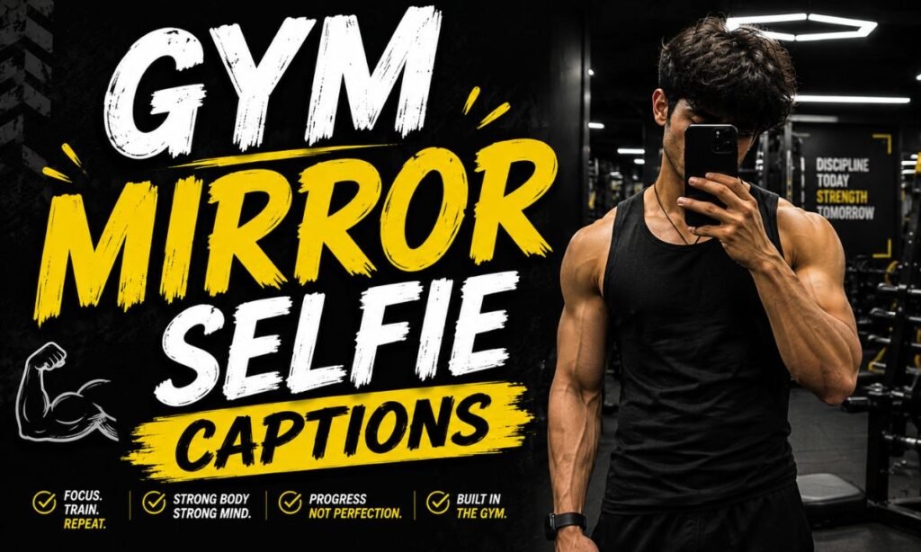 Gym Mirror Selfie Captions