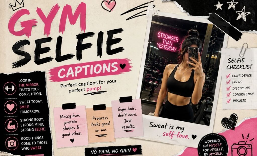 Gym Selfie Captions