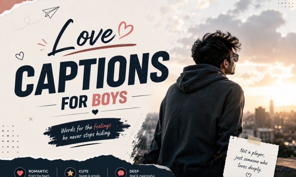 Love Captions for Boys