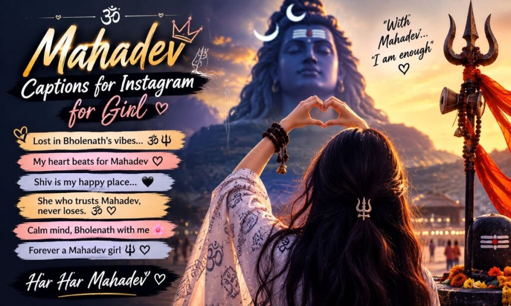 Mahadev Captions for Instagram for Girl
