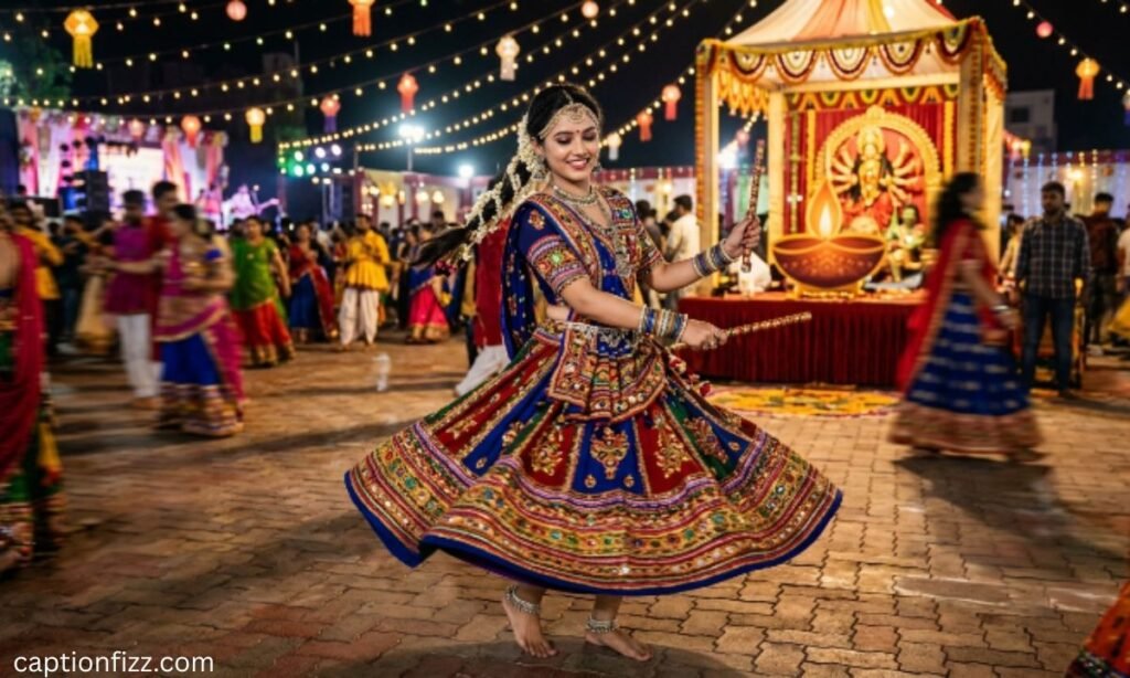 Navratri Garba Captions for Instagram