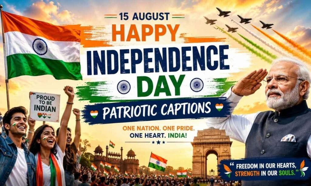 Patriotic Independence Day Captions