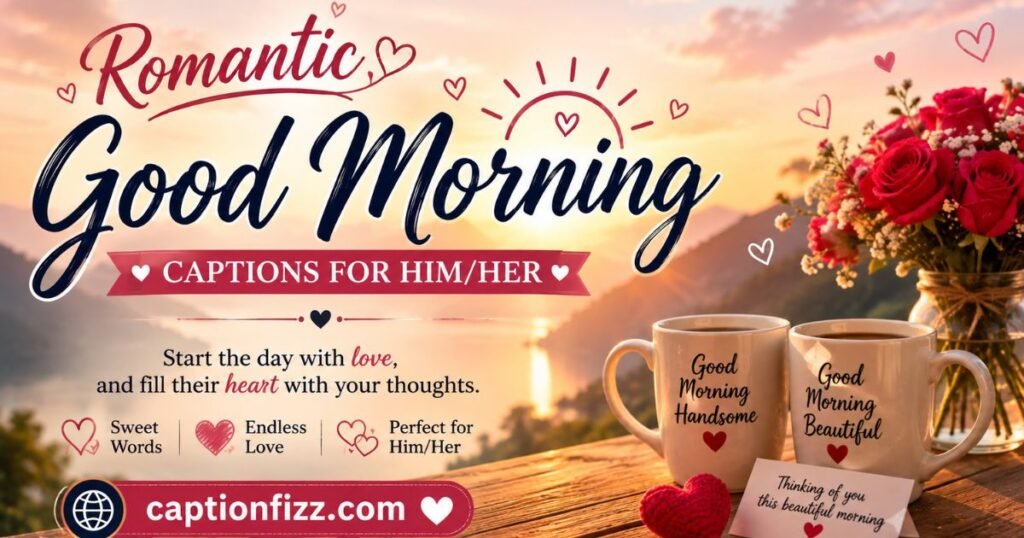 Romantic Good Morning Captions for Him/Her 