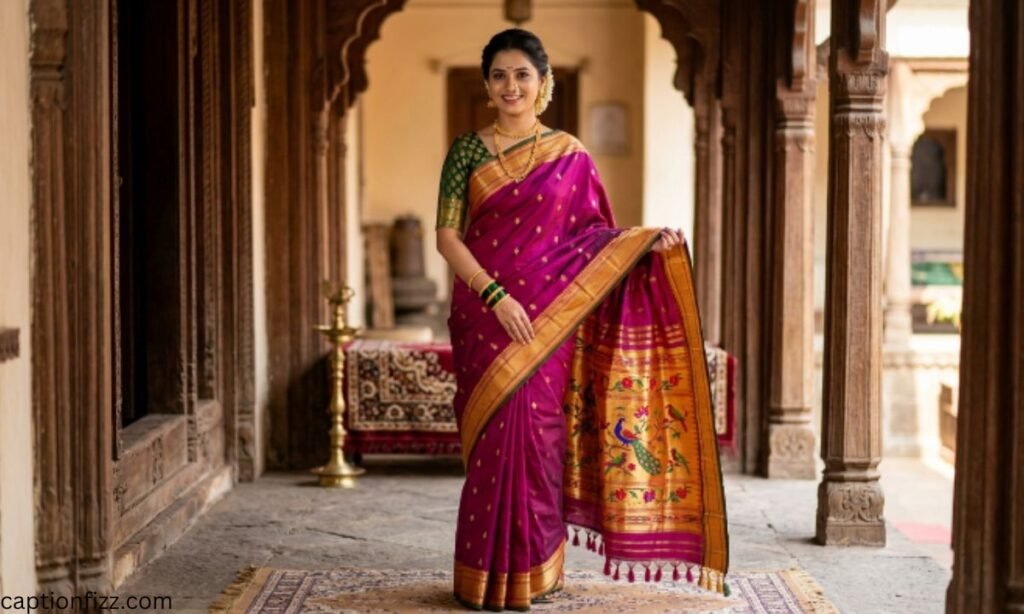 Saree Attitude Caption for Instagram in Marathi