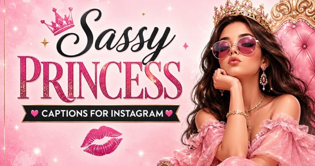 Sassy Princess Captions for Instagram 💋