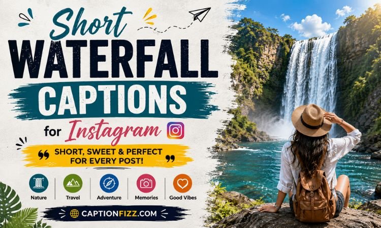 Short Waterfall Captions for Instagram ✍️
