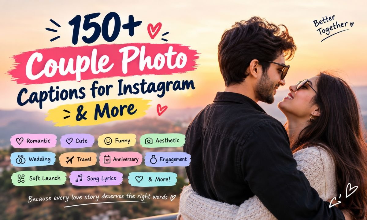 150+ Couple Photo Captions for Instagram & More