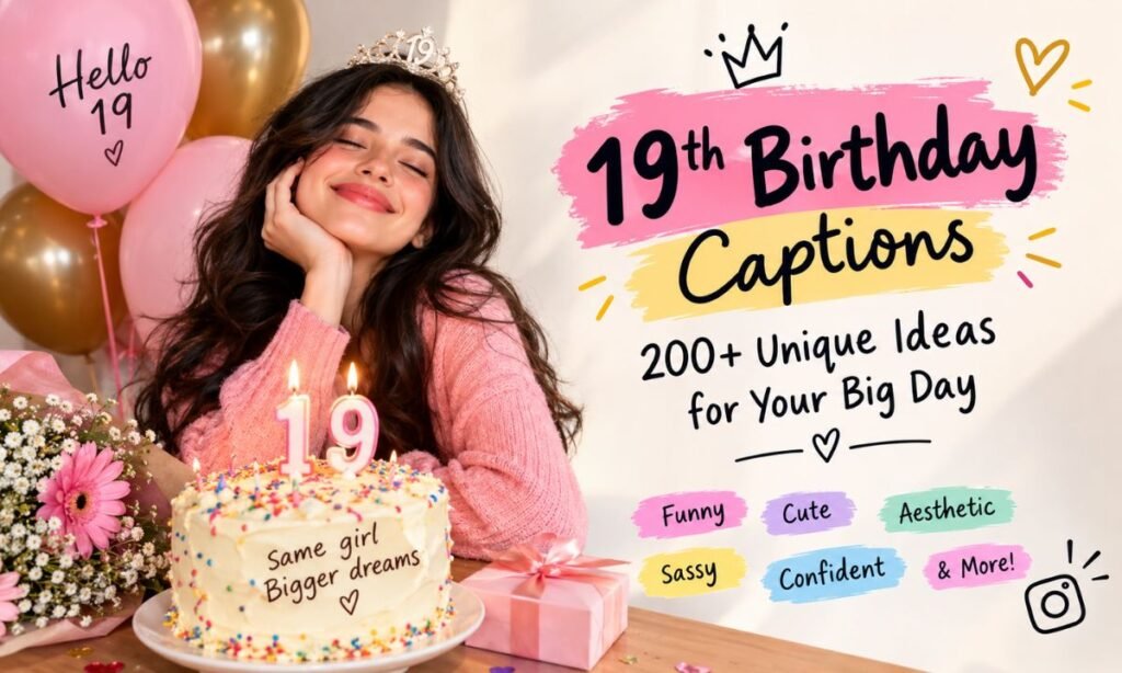 19th Birthday Captions 200+ Unique Ideas for Your Big Day (2026)