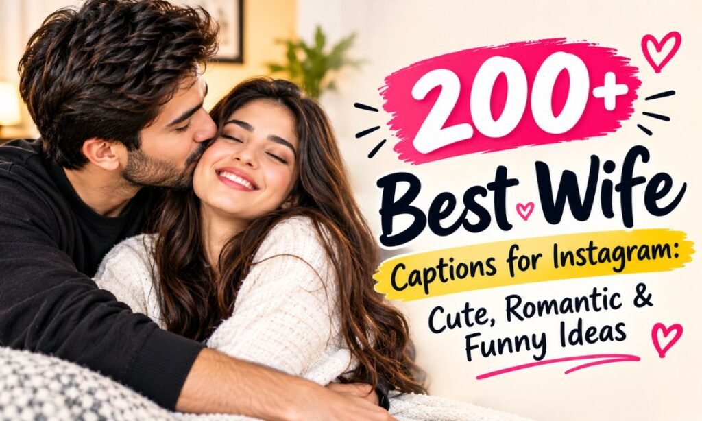 200+ Best Wife Captions for Instagram Cute, Romantic & Funny Ideas
