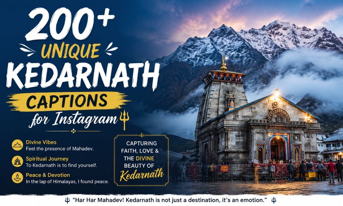 200+ Unique Kedarnath Captions for Instagram