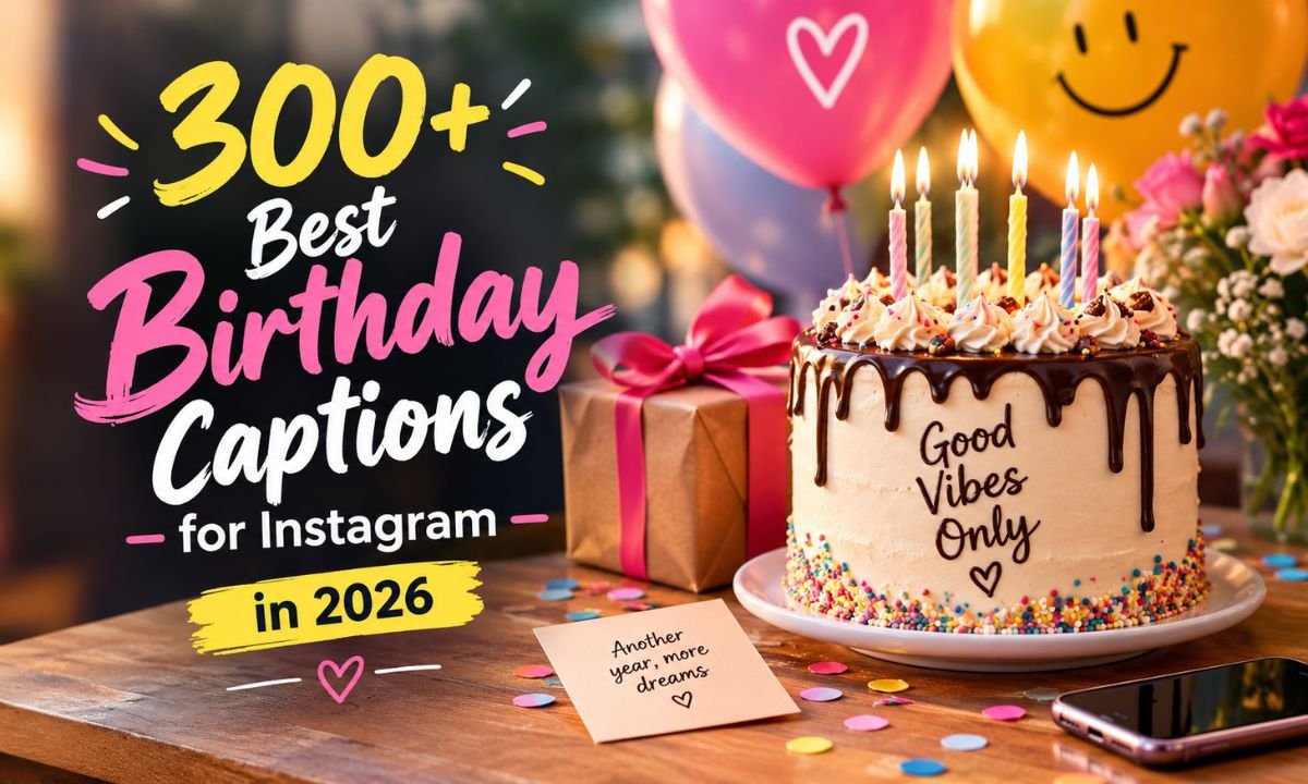 300+ Best Birthday Captions for Instagram in 2026