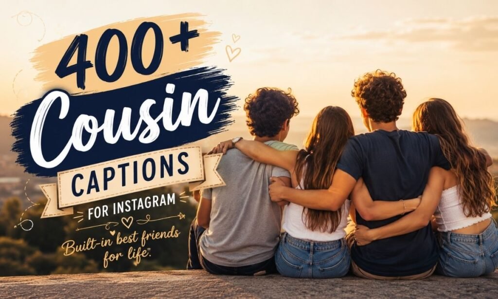 400+ Cousin Captions for Instagram