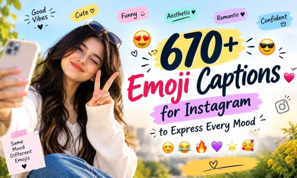 670+ Emoji Captions for Instagram to Express Every Mood (2026)