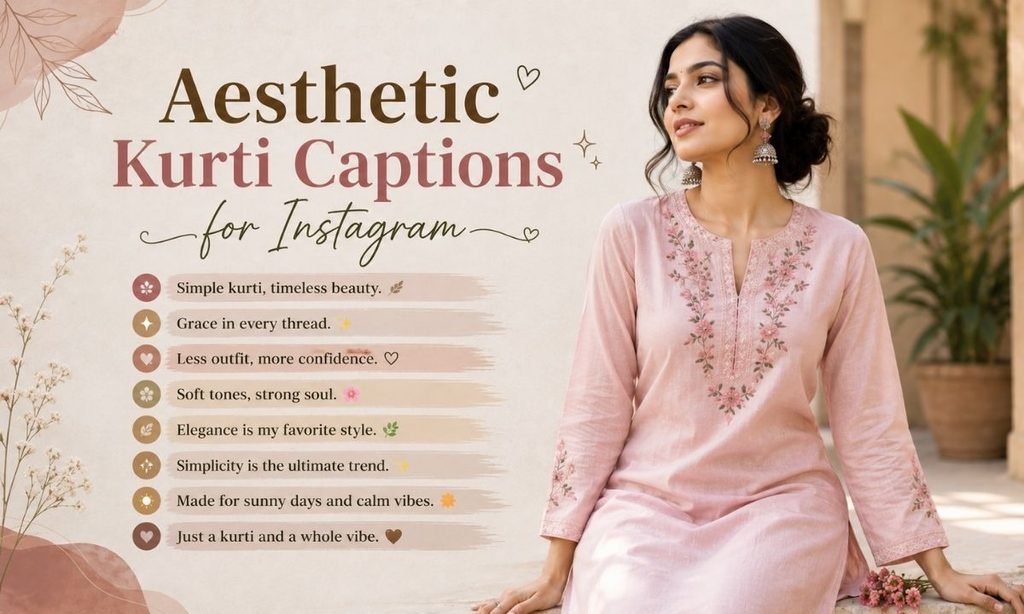 Aesthetic Kurti Captions for Instagram