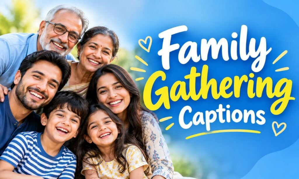 Family Gathering Captions