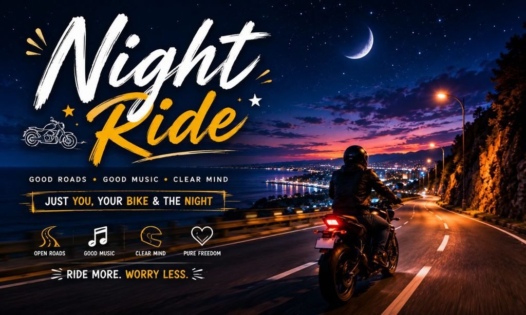 Night Ride Captions