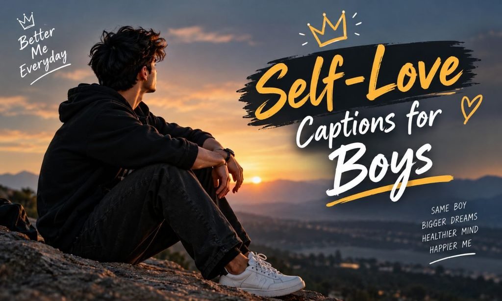 Self-Love Captions for Boys