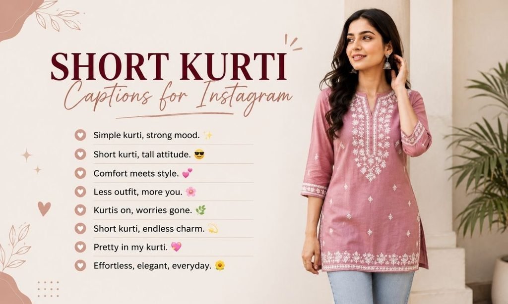 Short Kurti Captions for Instagram