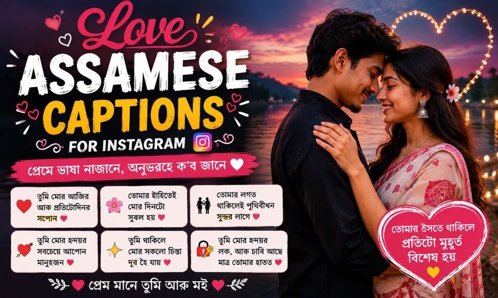 ❤️ Love Assamese Captions for Instagram