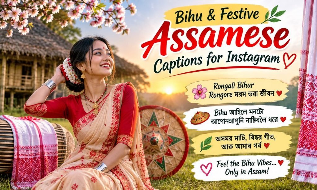 🎉 Bihu & Festive Assamese Captions for Instagram