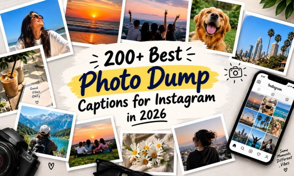 200+ Best Photo Dump Captions for Instagram in 2026 (1)