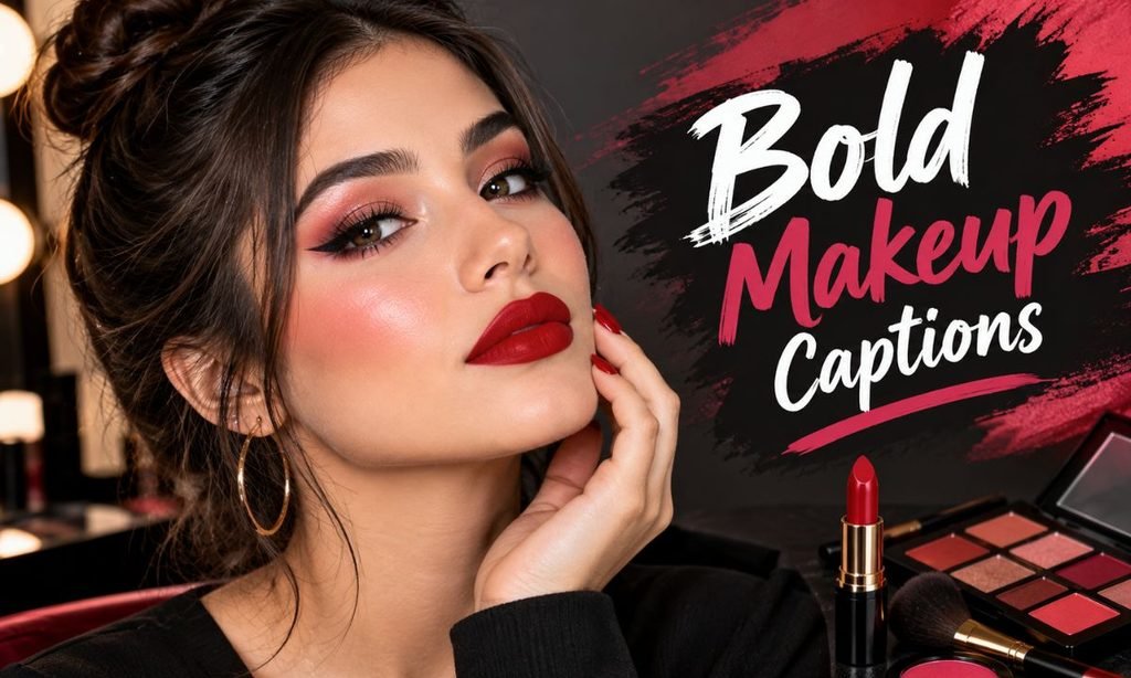 Bold Makeup Captions